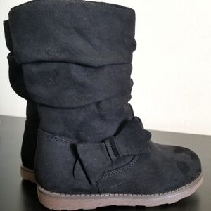 Cat & Jack | Girls Faux Suede Scrunch Boots | 10